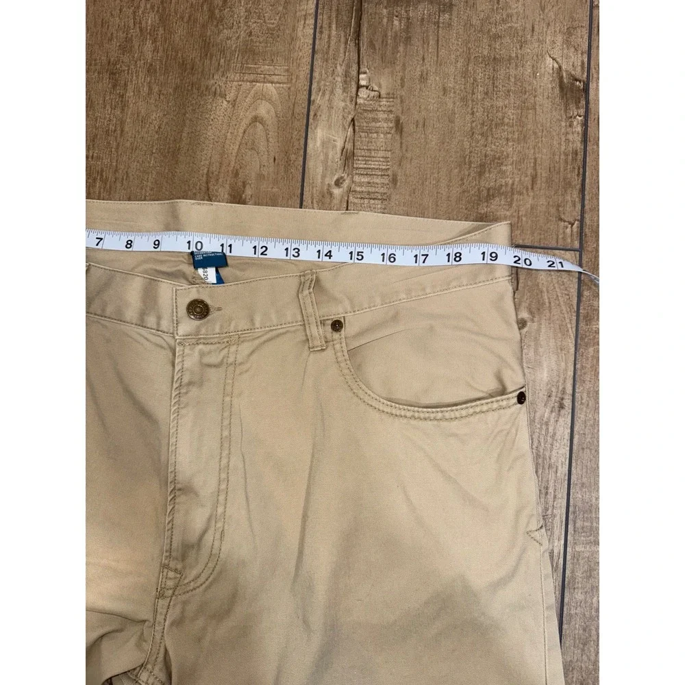 Mens Ralph Lauren Straight Leg Chino Pants Tan Classic Fit Cotton Casual‎ 38x34